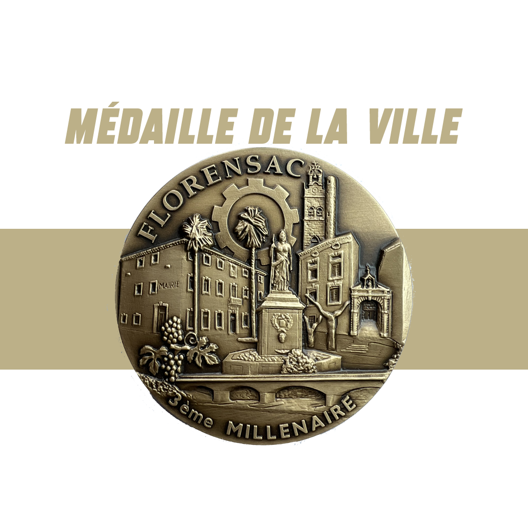 Médaille de la ville Florensac 3ème millénaire
