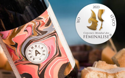 Gold medal at the Féminalise competition for our wine Assemblage Rouge